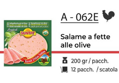 SALAME A FETTE ALLE OLIVE A - 062E