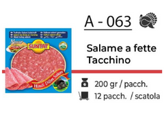 SALAME A FETTE TACCHINO A - 063
