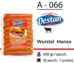 WURSTEL MANZO 400GR A - 066