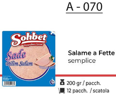 SALAME A FETTE SEMPLICE 200GR A - 070