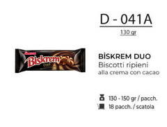 BISKREM DUO BISCOTTI RIPIENI D - 041A