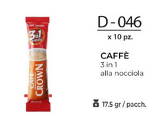 CAFFE 3 IN 1 ALLA NOCCIOLA 17GR D - 046