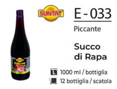 SUCCO DI RAPA PICCANTE 1L E - 033