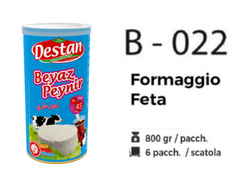 FORMAGGIO FETA %45 OLEOSO 800 GR B - 022