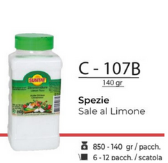 SPEZIE SALE AL LIMONE 140GR C - 107B