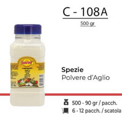 SPEZIE POLVERE D'AGLIO 500GR C - 108A