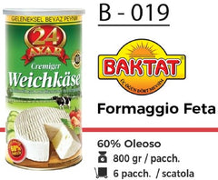 FORMAGGIO FETA %60 OLEOSO 800 GR B - 019