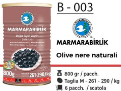 OLIVE NERE NATURALI 800 GR B - 003