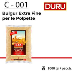 BULGUR EXTRE FINE PER LE POLPETTE 1000GR C - 001