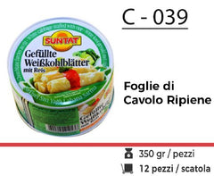 FOGLIE DI CAVOLO RIPIENE 350 GR C - 039