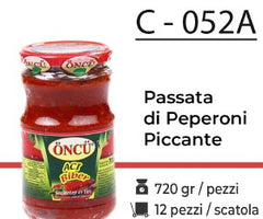 PASSATA DI PEPERONI PICCANTE 720 GR C - 052A