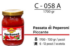 PASSATA DI PEPERONI PICANTE 1700 GR C - 058A