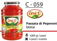 PASSATA DI PEPERONI DOLCE 4300 GR C - 059