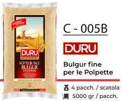 BULGUR FINE PER LE POLPETTE 5000 GR C - 05B