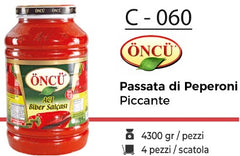 PASSATA DI PEPERONI PICCANTE 4300 GR C - 060