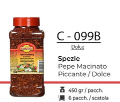 SPEZIE PEPE MACINATO DOLCE 450GR C - 099B