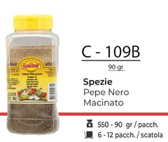 SPEZIE PEPE NERO MACINATO 90 GR C - 109B