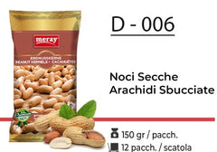 NOCI SECCHE ARACHIDI SBUCCIATE 150GR D - 006