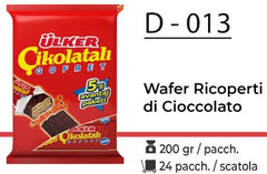 WAFER RICOPERTI DI CIOCCOLATO 200GR D - 013