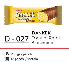 DANKEK TORTA DI ROTOLI ALLA BANANA 235 GR D - 027