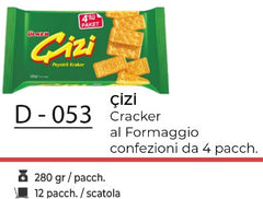 CIZI CRACKER AL FORMAGGIO 280GR D - 053