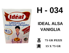 IDEAL ALSA VANIGLIA 75 GR H - 034