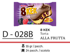 8 KEK TORTA ALLA FRUTTA 55GR D - 028B