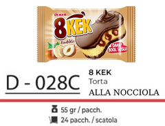 8 KEK TORTA ALLA NOCCIOLA 55GR D - 028C