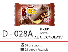 8 KEK TORTA AL CIOCCOLATO 55GR D - 028A