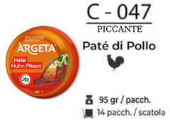 PATE DI POLLO PICCANTE 95 GR C - 047