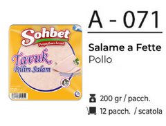 SALAME A FETTE 200 GR A - 071