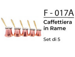 CAFFETTIERA IN RAME F - 017A
