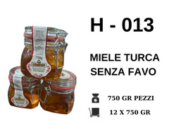 MIELE TURCA SENZA FAVO 750 GR H - 013