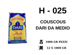 COUSCOUS DARI DA MEDIO 1000 GR H - 025