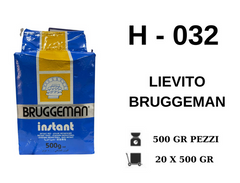 LIEVITO BRUGGEMAN 500 GR H - 032