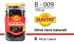 OLIVE NERE NATURALI 500 GR B - 009