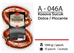 KOSOVA SUCUK DOLCE / PICANTE 1000 GR A - 046A