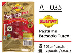 PASTIRMA BRESAOLA TURCO 100GR A - 035
