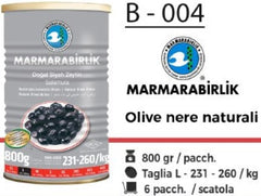 OLIVE NERE NATURALI 800 GR B - 004