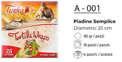PIADINE SEMPLICE 25 CM A- 001