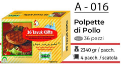 POLPETTE DI POLLO 36 PEZZI A - 016
