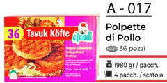 POLPETTE DI POLLO 36 PEZZI A - 017