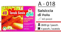SALSICCIA DI POLLO 40 PEZZI A - 018