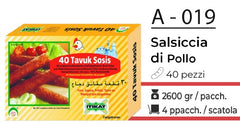 SALSICCIA DI POLLO 40 PEZZI A - 019