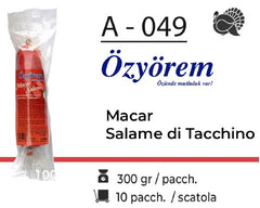 MACAR SALAME DI TACCHINO 300 GR A - 049