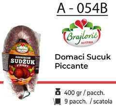DOMACI SUCUK PICCANTE 400 GR A - 054B