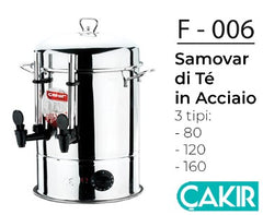SAMOVAR DI TE IN ACCIAIO F - 06