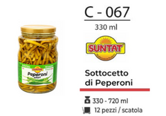 SOTTOCETTO DI PEPERONI 330 ML C - 067