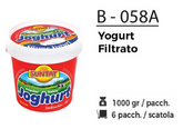 YOGURT FILTRATO 1000 GR B - 058A