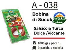 BOBINA DI SUCUK SALSICCIA TURCA 1000 GR A - 038